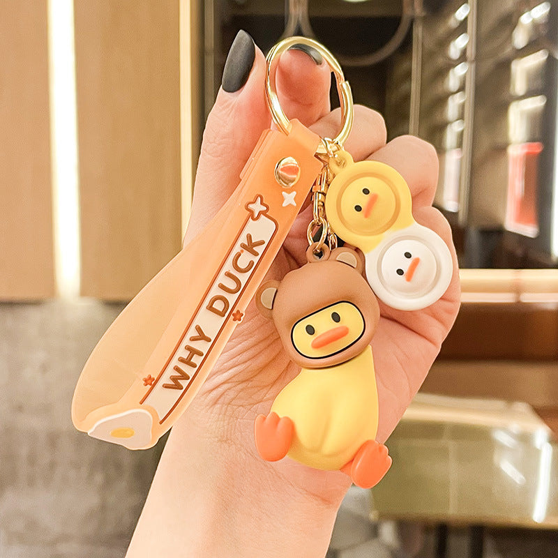 Wholesale Crooked Duck Pvc Keychain
